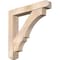 Ekena Millwork Balboa Craftsman Smooth Bracket w/ Offset Brace, Douglas Fir, 7 1/2"W x 44"D x 44"H BKT0806X44X44BOA04SDF - alternate 1